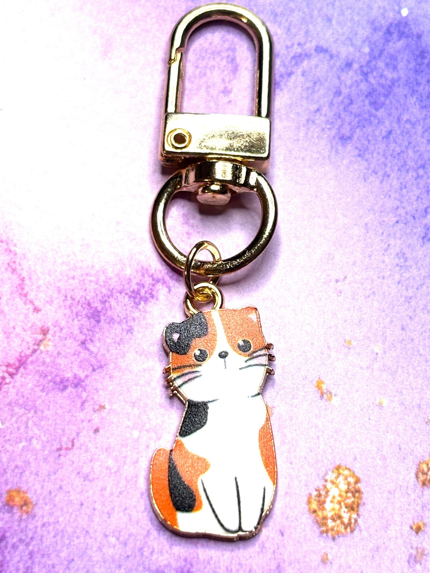 Darling Cats Purse Charms Bag Charms Keychain Charms Zipper Pulls Colorful Cat Accessories Gift for Cat Lovers Feline gifts