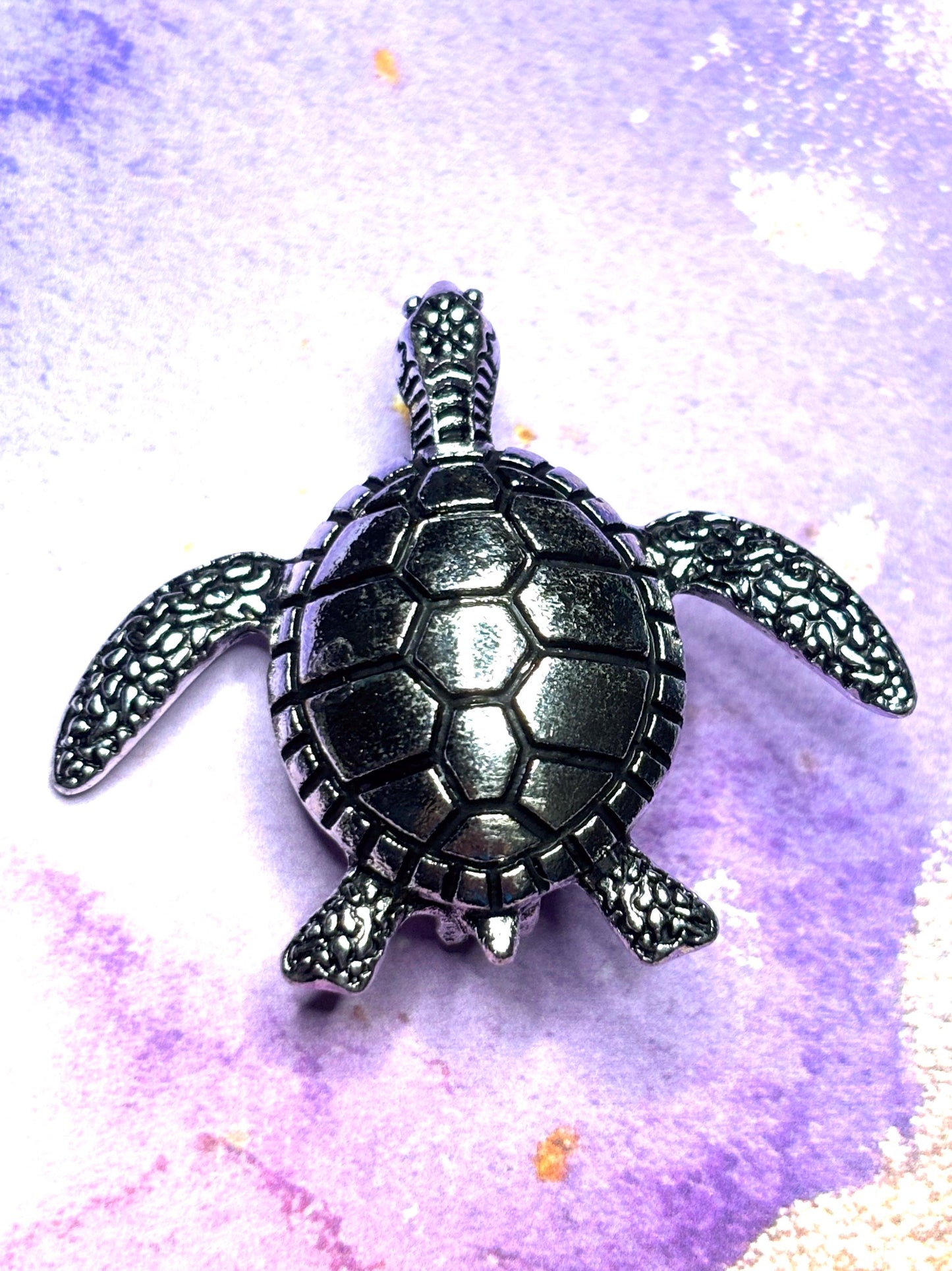 Silver Turtle Broaches Pins Ocean Animal Jewelry Sparkling Sea Turtle Accessories Cute Silver Beaded Broach Gift for Women