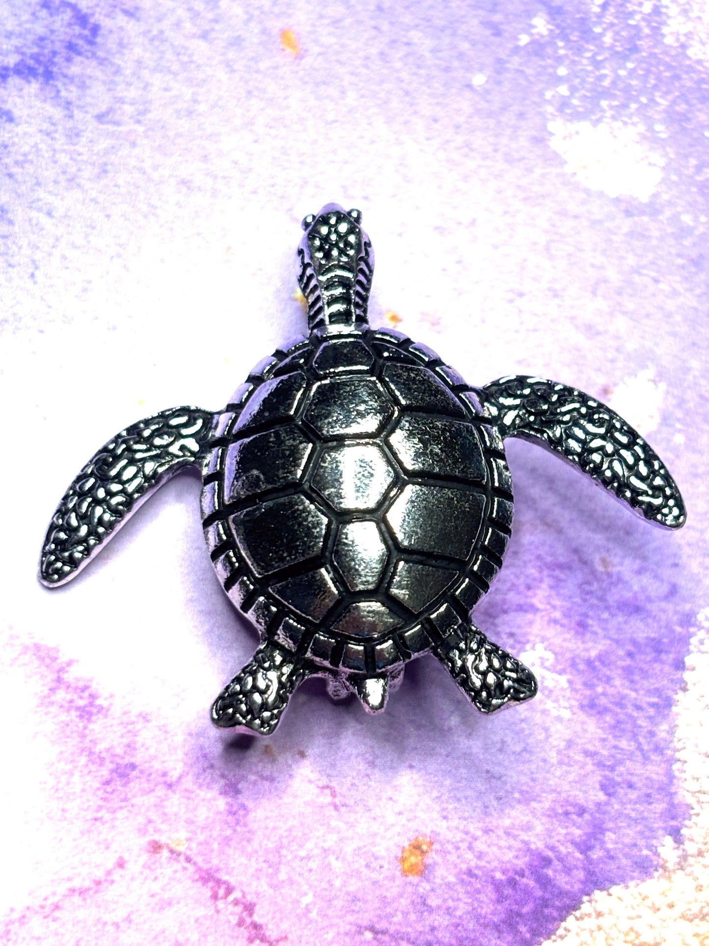Silver Turtle Broaches Pins Ocean Animal Jewelry Sparkling Sea Turtle Accessories Cute Silver Beaded Broach Gift for Women