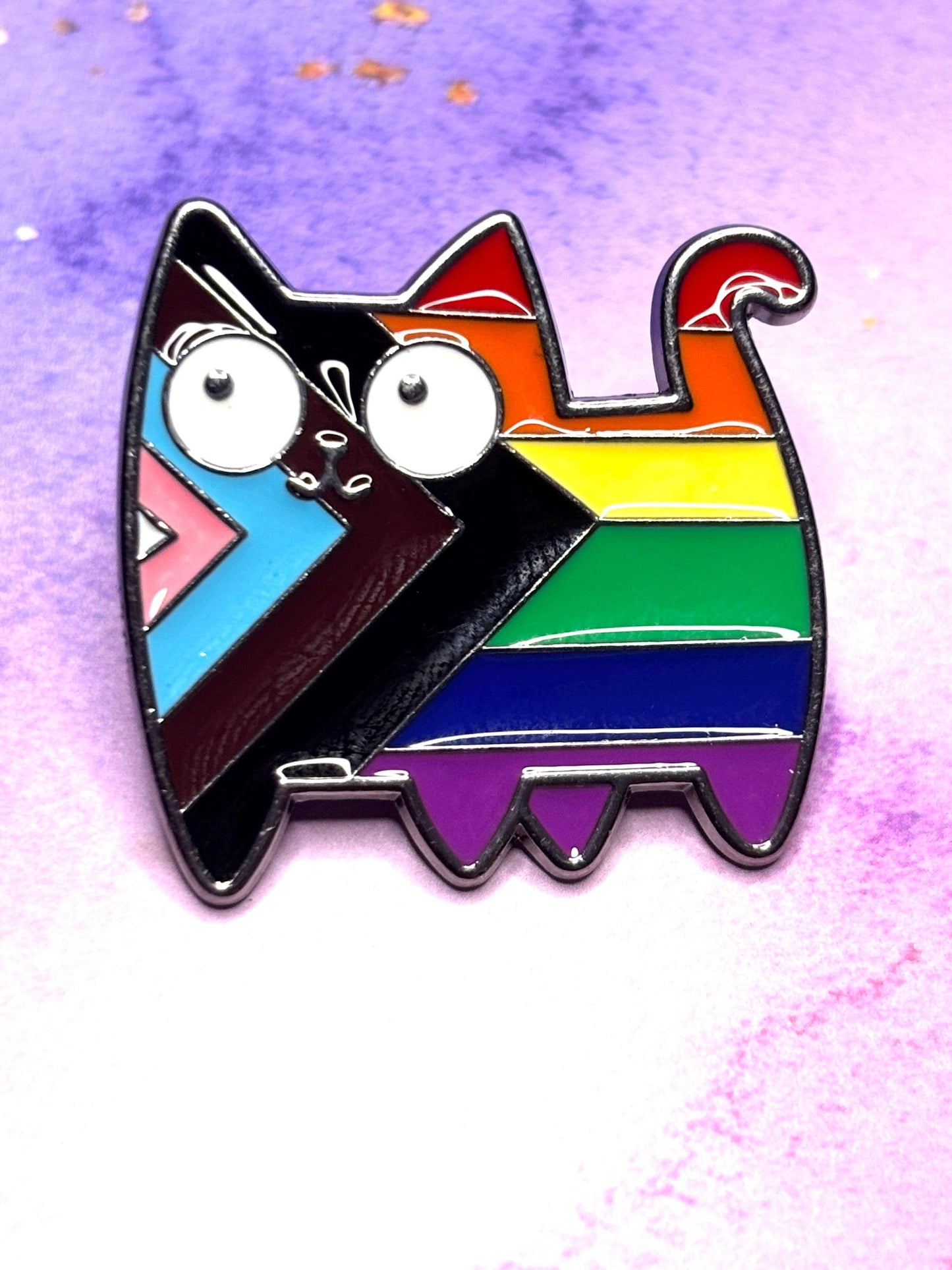 Fun Colorful Cat Broaches Pins Bright Kitty Jewelry Cute Multicolor Cat Broach Playful Animal Accessories with 5 Unique Cat Styles